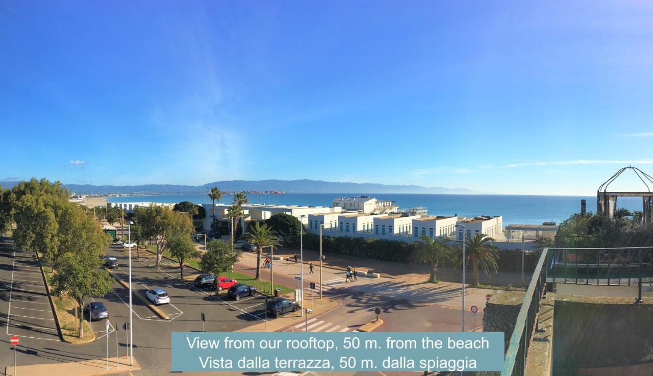 Bonu Bentu - Poetto Beach Cagliari Exteriör bild